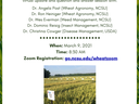 NORTHEAST AG EXPO Wheat Zoom Q&A — March 9, 2021 8:30 AM — Registration: go.ncsu.edu/wheatzoom