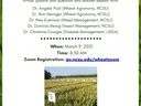 NORTHEAST AG EXPO Wheat Zoom Q&A — March 9, 2021 8:30 AM — Registration: go.ncsu.edu/wheatzoom
