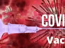 COVID-19 Vaccine Flyer with a Needle