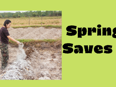 Lime Spread on A Field