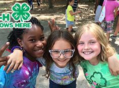 Girls at 4H camp