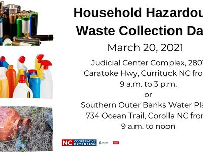 Flyer advertising Household Hazardous Waste Disposal Day
