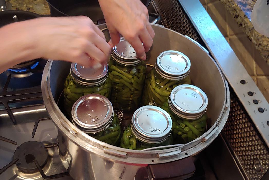 Canning green beans