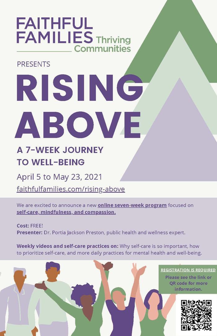 Self-care, mildfulness, and compassion flyer