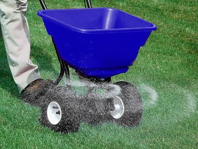 Fertilizing Lawn