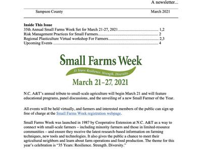 The Small Farms Newsbreak
