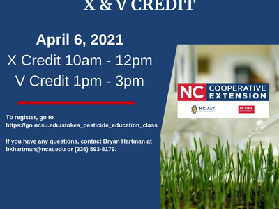 Pesticide Class flyer image