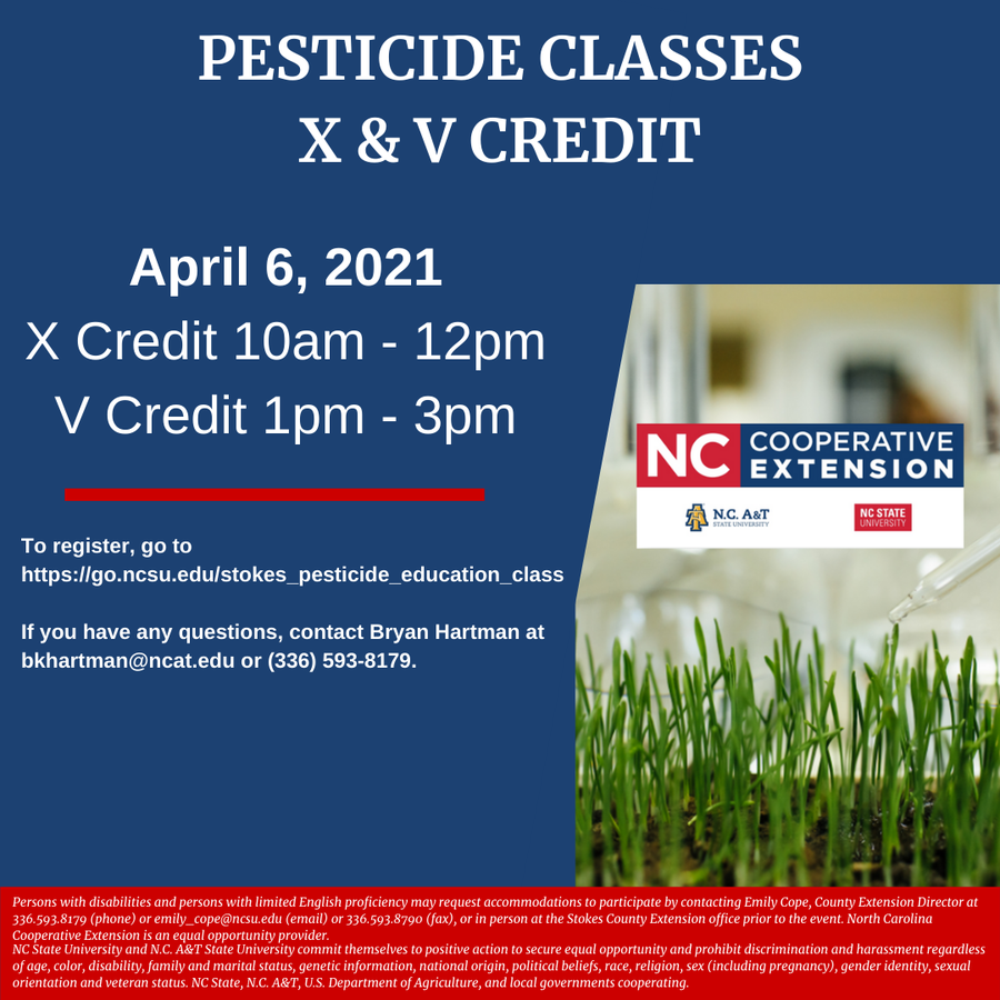 Pesticide Class flyer image