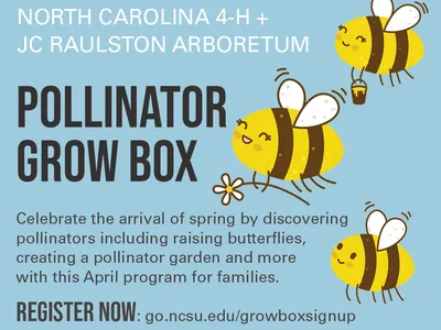Image of a flyer for the april grow box