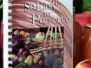 Book cover reading "So Easy to Preserve"; basket of produce; Cooperative Extension, Univ. of Georgia
