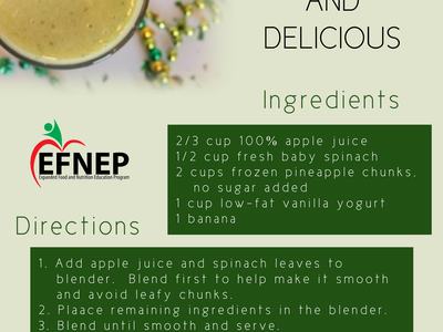 Shamrocks and Gold Smoothie