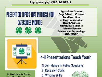 4-H PRESENTATION DAY REGISTERATION