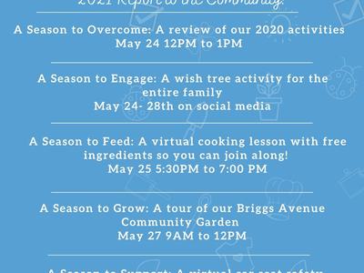 Durham County Cooperative Extension – "A Season To..." 2021 Report to the Community events