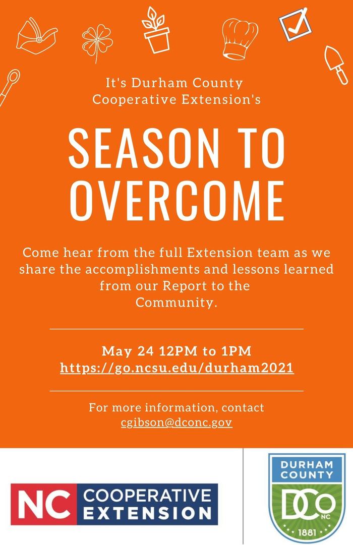 Season to Overcome flyer