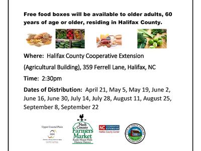 Food Box Distribution flyer image