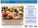 Scheduling for Med Mondays: Eating the Mediterranean Way; Dates are as follow: Monday June 7th, June 14th, June 21st, June 28th, July 12th, July 19th