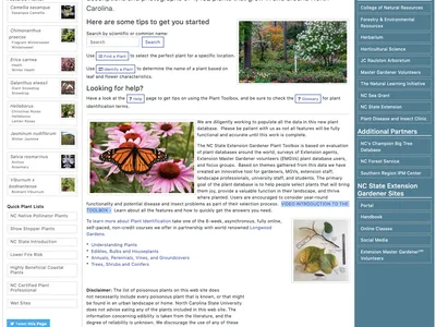 Plant Toolbox NC State