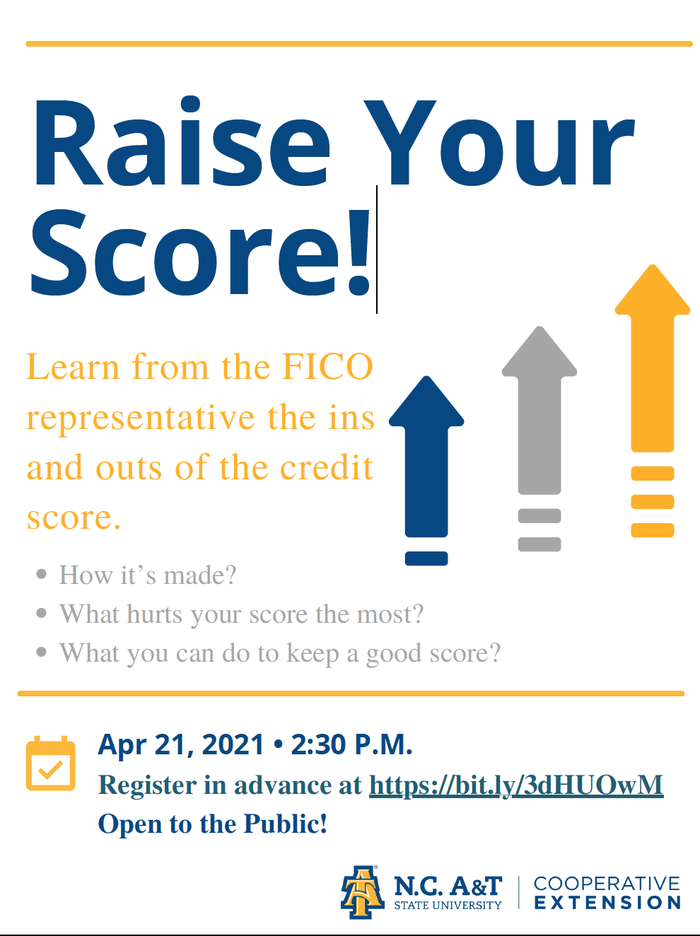 Raise Your Score flyer image