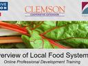 Overview of Local Food Systems Professional Development Series Logo