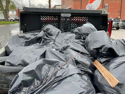 Old fort litter pick up day