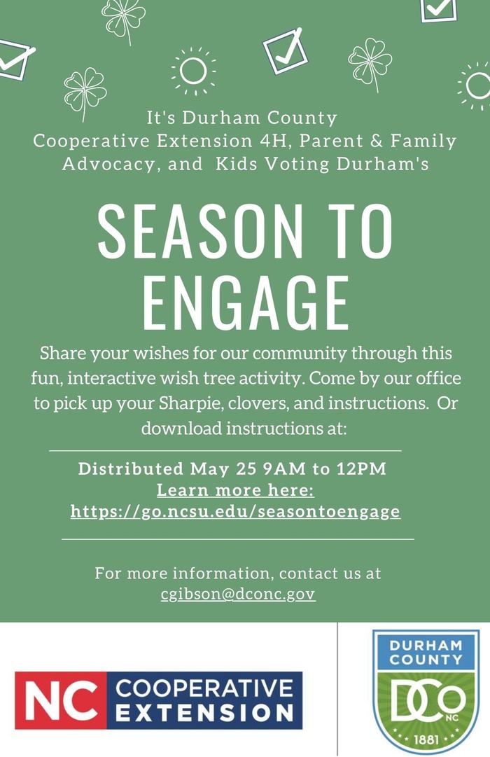 Season to Engage flyer