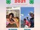Hyde County 4-H Summer Fun Programs 2021 flyer with in-person and virtual program photos