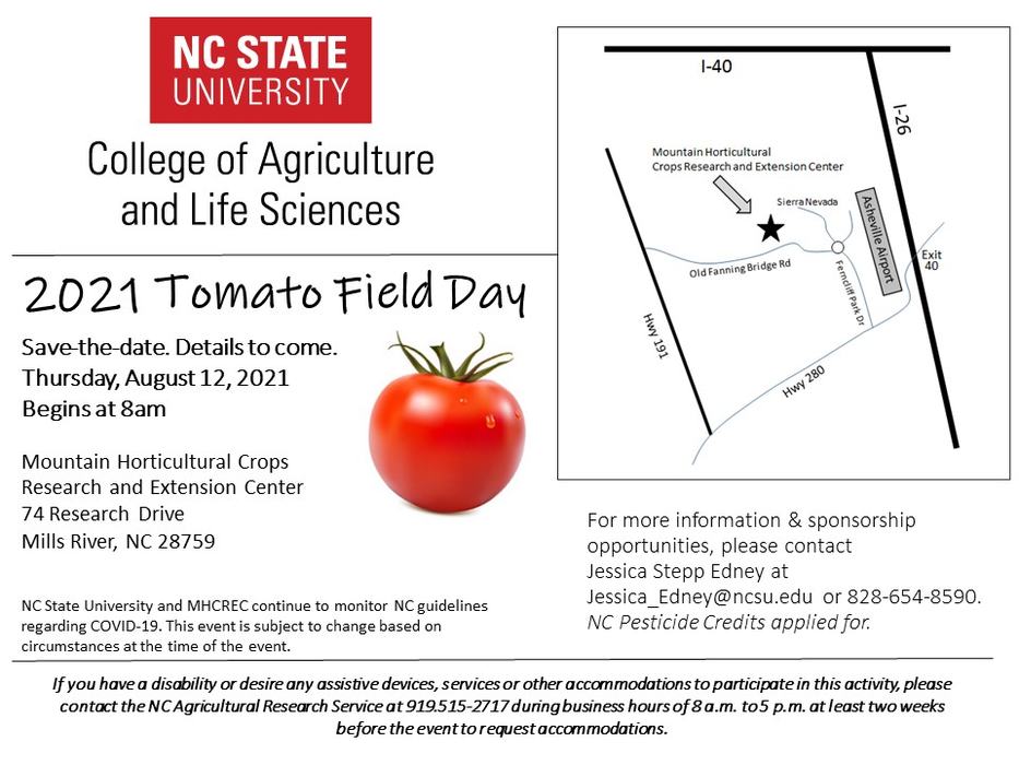 2021 Save the Date Tomato Field Day Pic