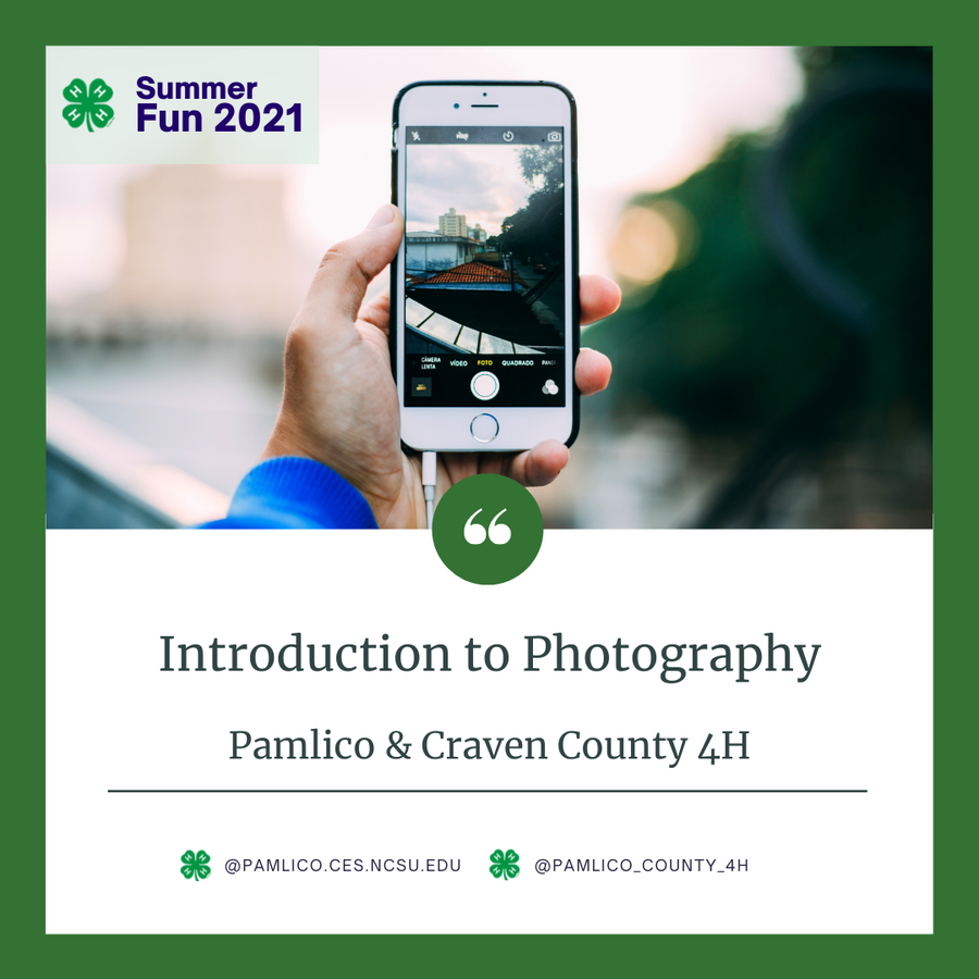 Intro to Photography flyer image