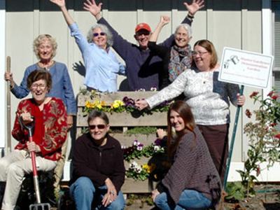 master gardeners in the garden