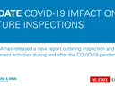 COVID-19 Impacts on future inspections banner image