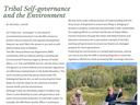 Tribal Self-governance and the Environment Are Tribes true “sovereigns” in the world of environmental protection? Can the EBCI choose to protect natural resources and regulate development however we wish? Well, the answer is yes and no with plenty of grey