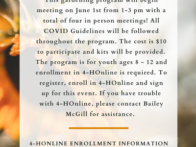 Fall into gardening flier