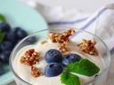 blueberry, yogurt parfait, granola