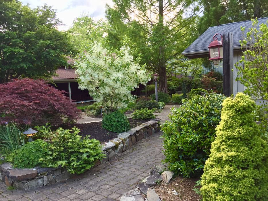 Flat Rock Playhouse gardens