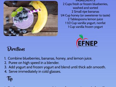 Creamy Blueberry Shake