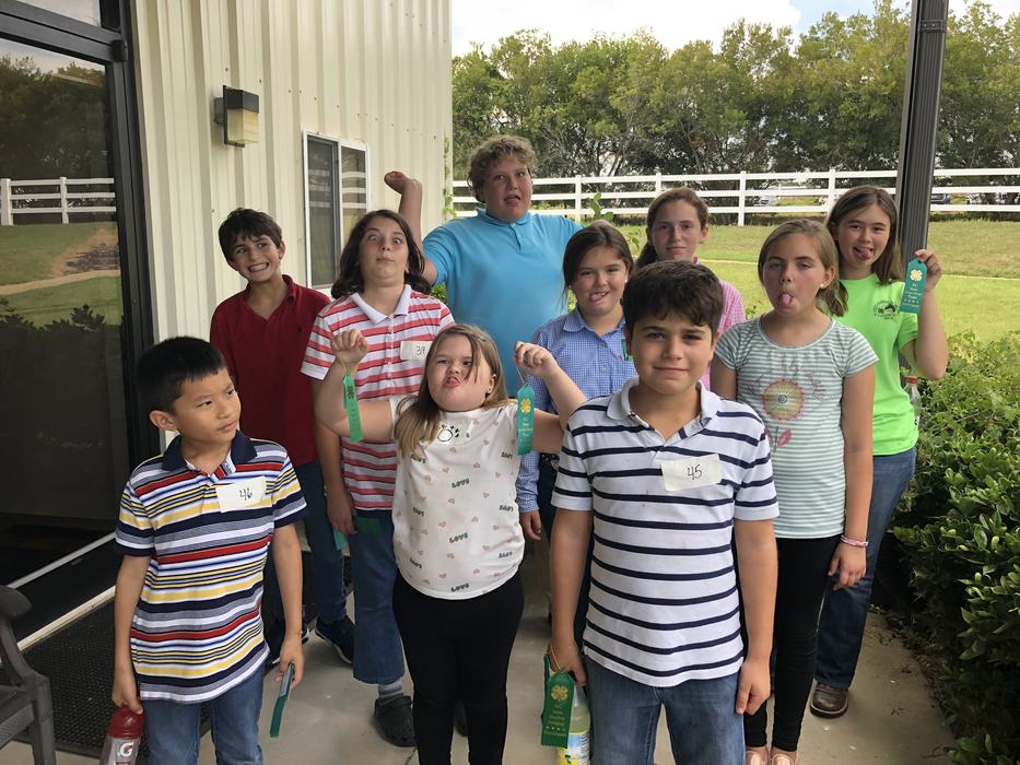 Kids looking at camera