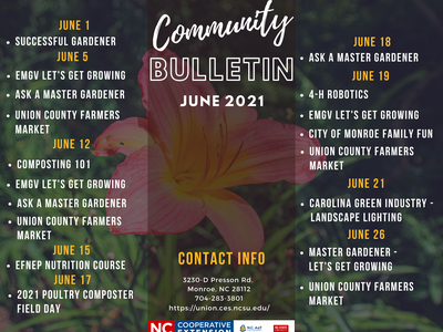 June 2021 Extension Events