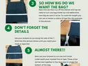 Instructions for Making a no Sew Tote Bag