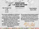 Healthy Food Challenge flyer