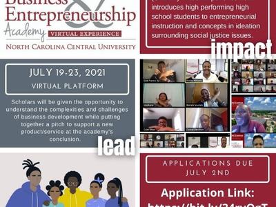 Business and Entrepreneurship Academy flyer image