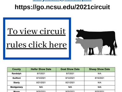 2021 4-H Farm Credit Showmanship Circuit