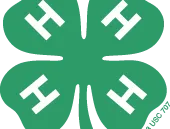 Green four-leaf 4-H clover logo with a white "H" on each leaf