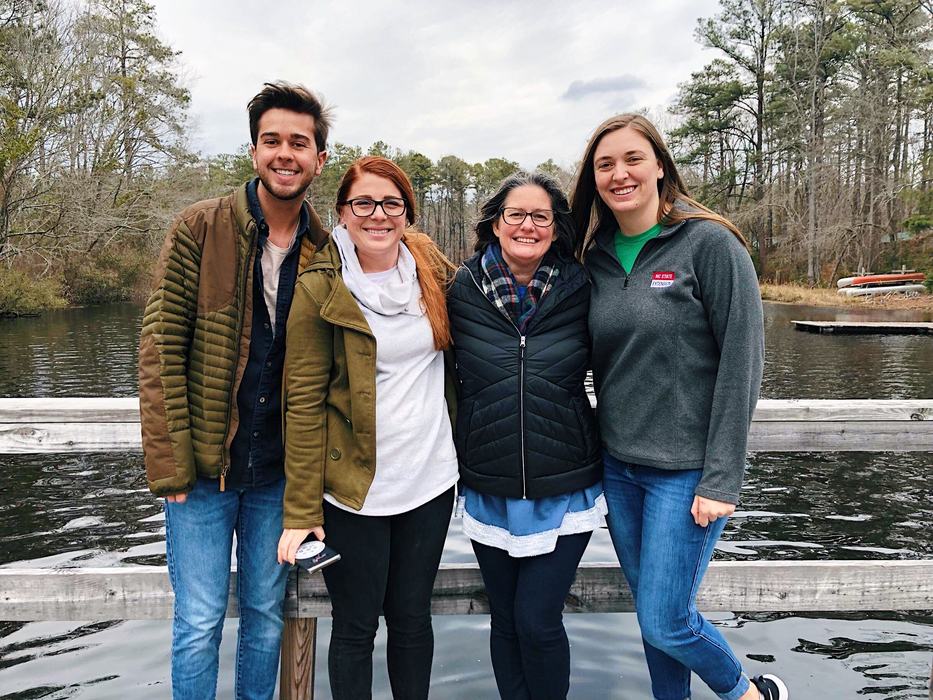 Kenan pictured with fellow 4-Her, Miss Angie, and Morgan King