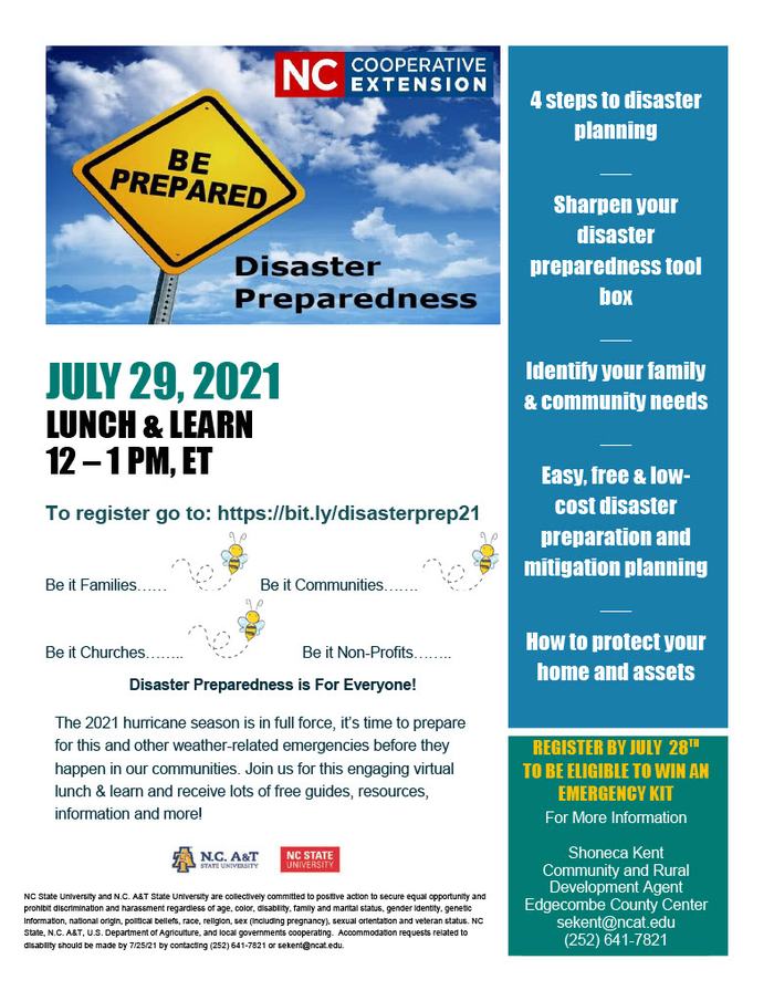 Be Prepared flyer image