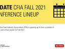 CFIA Fall 2021 Conference lineup banner