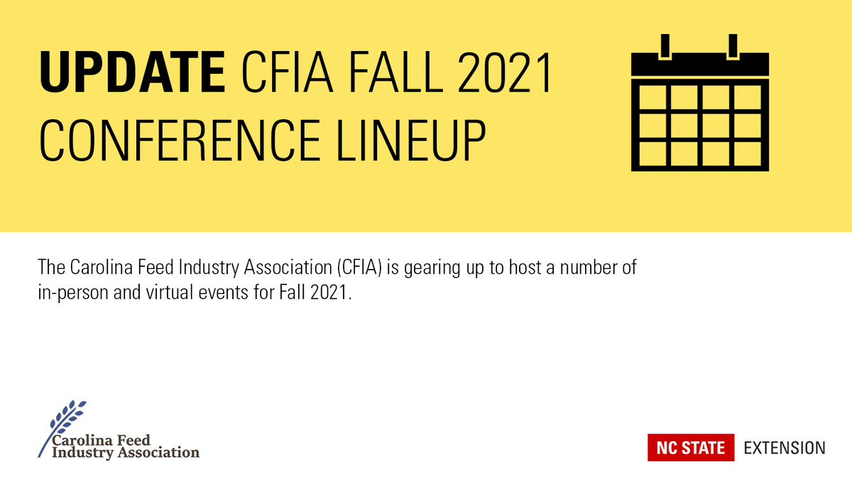 CFIA Fall 2021 Conference lineup banner