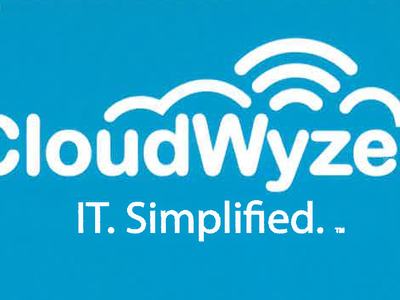 CloudWyze logo with cloud and Wi‑Fi symbol; text "CloudWyze" and "IT. Simplified."