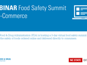 FDA Food Safety Summit on E-Commerce Banner