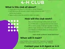 flyer for club