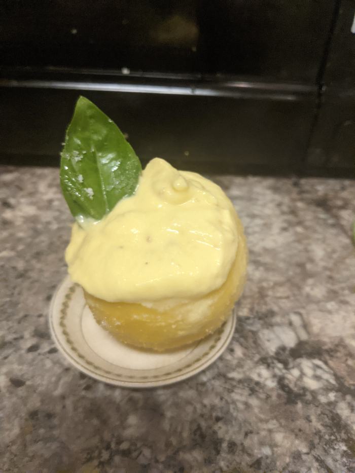 Lemon Filled With Ice Cream